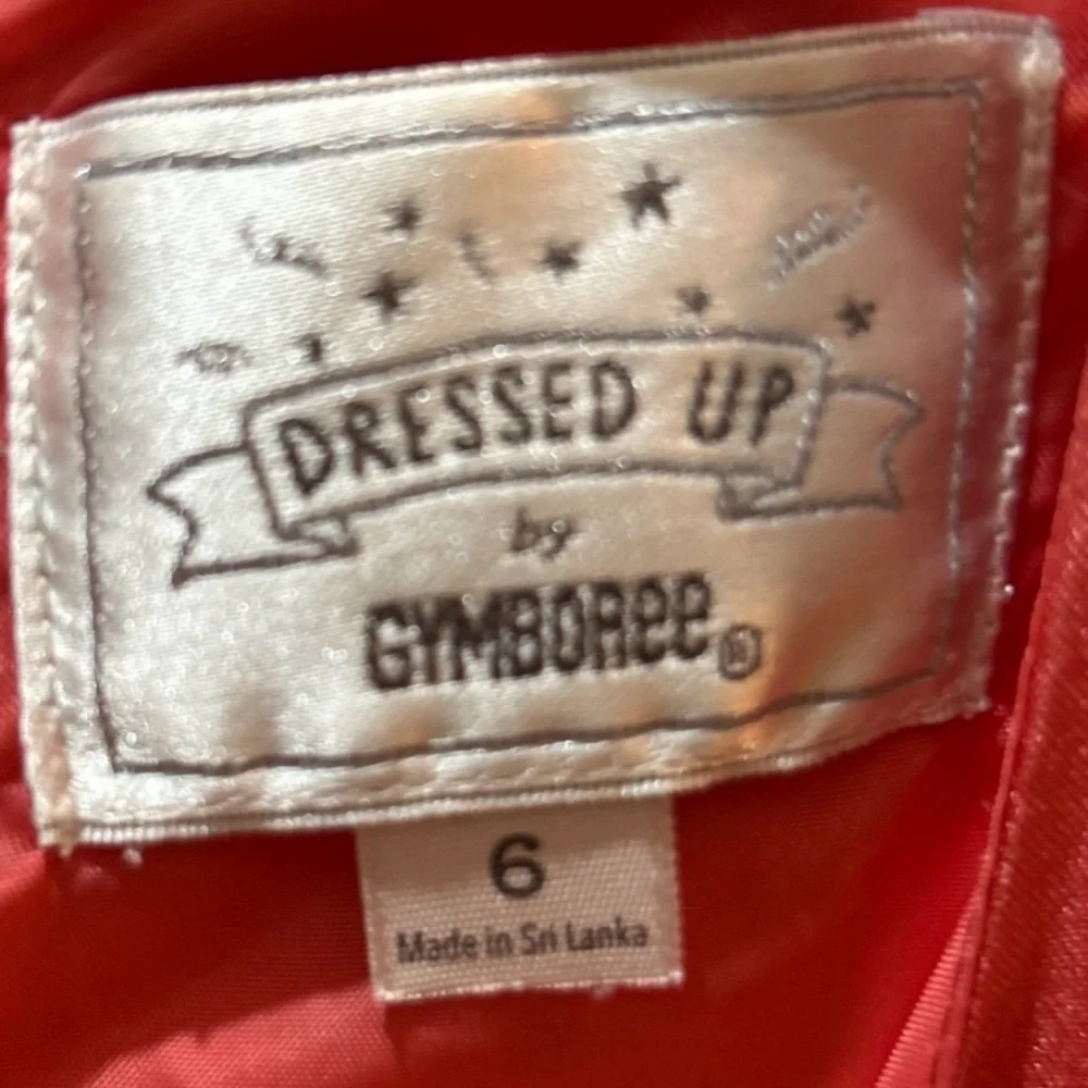 Dressed Up by Gymboree Party Dress Girls  Size 6 Coral Pink With Sequins Tulle